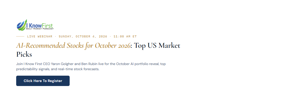 [LIVE Webinar] AI-Recommended Stocks for October 2026: Top US Market Picks | Sunday October 4th at 11:00 AM ET